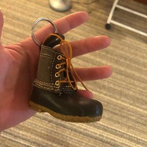 LL Bean Boot Keychain